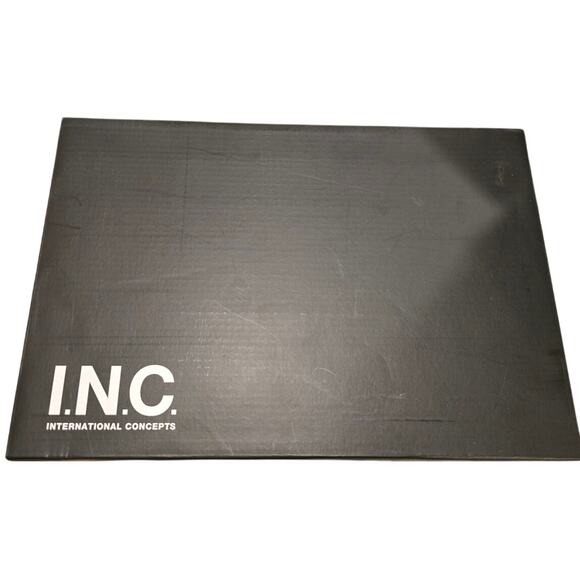 I.N.C. International Concepts Lola Rhinestone Sneakers Black EUC Size 10 - Picture 5 of 6